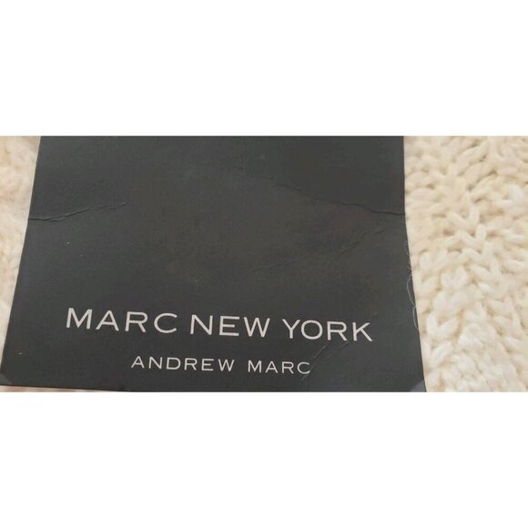 NWT MARC NEW YORK ANDREW MARC IVORY CABLE KNIT BUTTON ACCENT SWEATER XLARGE - Picture 10 of 10
